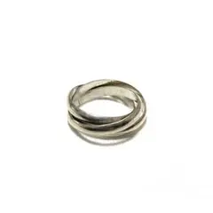 silver トリプルデザインリング　vintage ring 925