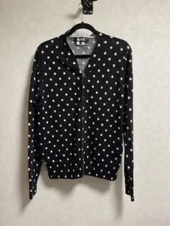 COMME des GARCONS BLACK ドット柄　カーディガン Comme Des Garçons Play ポルカドット カーディガン | レッド