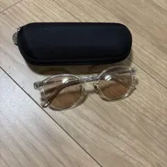 TGC クリアフレーム サングラス　UV、ブルーライトカット
