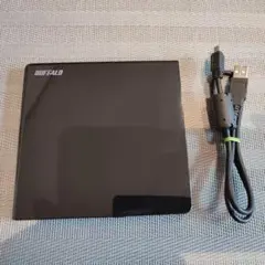 BUFFALO「DVSM-PLV8U2-BKA」ポータブルDVDドライブ