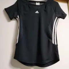 adidas CLIMACOOL ブラック トップス