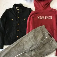 TMT ジャケット パーカー コーディロイパンツ
