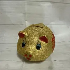 金豚さんの貯金箱 少〜中サイズ　箱付き