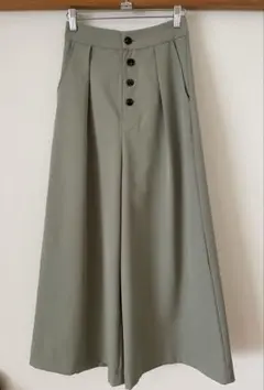 クリア　レディース　パンツ　ガウチョパンツ