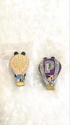 ディズニー　ピノキオ ピンバッジ 2個セット