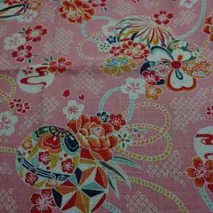 55✕50cmサイズ花柄綿プリント生地