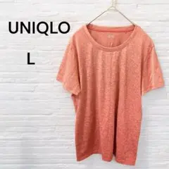 【美品】UNIQLO ユニクロ 半袖Tシャツ L 赤 レッド グラデーション