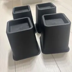 黒のプラスチック製コタツ継ぎ脚4個セット