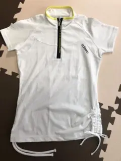 adizero ハーフジップシャツ ホワイト