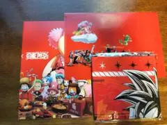 menu ワンピース コラボ クリアファイル ジャンバル バンダナ セット