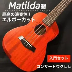 【ウクレレ専門店】Matilda製 コンサート・ウクレレ【調整済み】