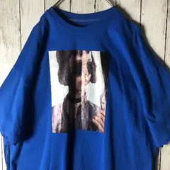 レオン マチルダ Tシャツ 2XL ブルー ムービー ビッグプリント