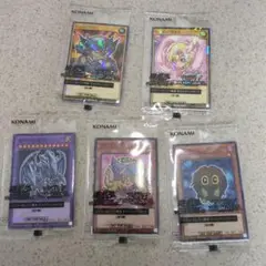 遊戯王　キャンペーン 青眼の白龍　ブラック・マジシャン・ガールほか 全5種