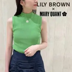 LILY BROWN MARY QUANT コラボ デイジー 刺繍　タンクトップ