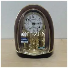【CITIZEN】電波時計 アーチ型 置時計