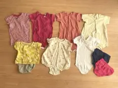 【8点セット】ベビー服 60-80cm 女の子 春夏服