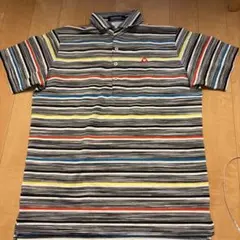 le coq sportif ストライプ ポロシャツ