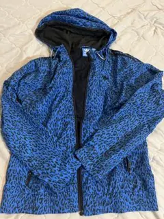 adidas ヒョウ柄 ウィンドブレーカー XS