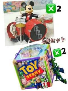 ディズニー　トイストーリーポップコーンバケット BBBスーベニア 4点セット