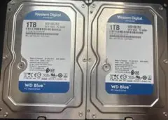 Western Digital WD10EZRZ 1TB HDD 2個セット
