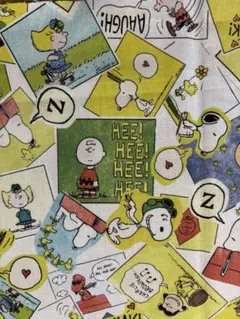 約50×50㎝　SNOOPY シーチング　生地　はぎれ
