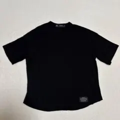 GU undercover ドライワッフルT S ブラック アンダーカバー