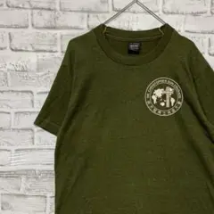 USA製90sヴィンテージTシャツ！シングルステッチ　グリーン半袖古着XL 21