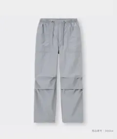 GU ベイカーワイドパンツ グレー Mサイズ