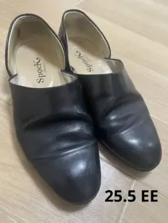 Haruta Spockシューズ 黒 25.5 EE