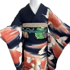 鶴の振袖