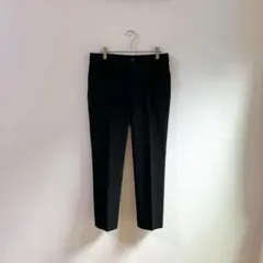 3357【ヤマモトカンサイ】スラックス　パンツ　７２　黒　フォーマル　ビジネス