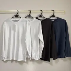 GU ドライポンチ　ロングスリーブ　長袖Tシャツ 4枚セット Mサイズ