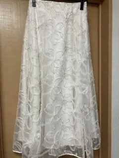 ジャスグリッティーキラキラ刺繍スカート