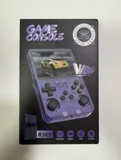 ゲームコンソール R36S 透明紫