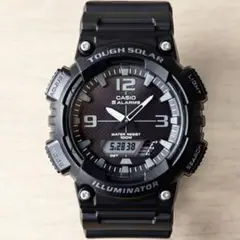 【新品】CASIO カシオ タフソーラー 腕時計 ブラック