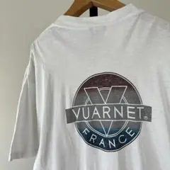 90s USA製　VUARNET　ビンテージTシャツ　ホワイト　シングルステッチ