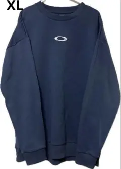 OAKLEY オークリー センターロゴ 刺繍 ロゴ スウェット トレーナー XL