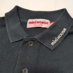 MIKI HOUSE メンズ ブラック ポロシャツ メンズMサイズ