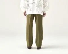 美品　sabyサバイ　定番ワークパンツ カーキ　ブーツカット　日本製　2