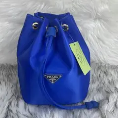 青✨PRADA✨フラタ ノヘルティ ホーチ 巾着 新品