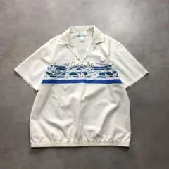 HQ151◇Island Feeling : 半袖 プルオーバー アロハシャツ◇