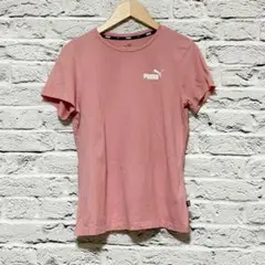美品✨PUMA【プーマ】Tシャツ ピンク レディース スポーツ カジュアル【Ｍ】