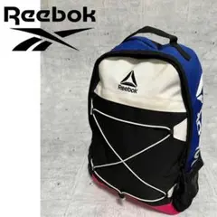 リーボック Reebok リュック バックパック 刺繍ロゴ 黒 白 青 ピンク