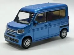 アオシマ文化教材社 ホンダ N-VAN ミニカー ブルー ガチャ