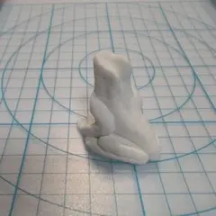 【手作り 粘土細工（好きな色を塗れる）】カエルNo.18