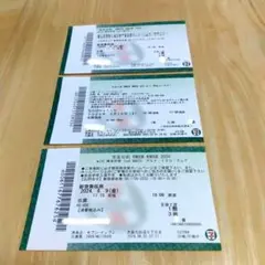 【世良公則】KNOCK KNOCK 2024&2025 使用済チケット3枚セット