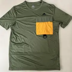 adidas PRIMEGREEN オリーブグリーンTシャツ　L