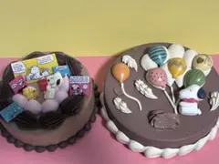 食品サンプル　サーティワンアイスクリーム　スヌーピー　アイスケーキ　2つ　非売品
