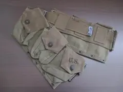新品　レプリカ　OD色　米軍　M1937　ブローニング　BAR　マシンガンベルト