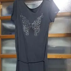 再値下♡ザディクエヴォルテールの蝶柄半袖ワンピース